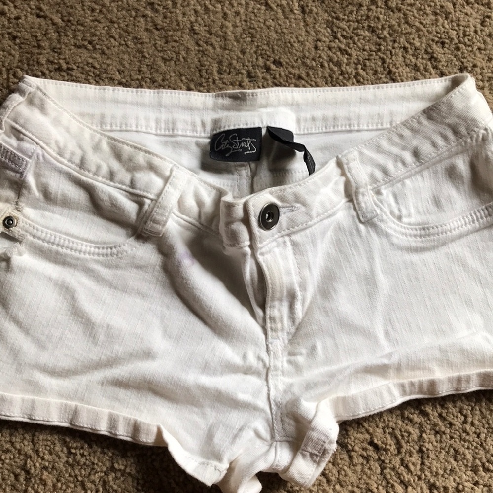White shorts